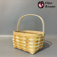 Корзина из бересты квадратная